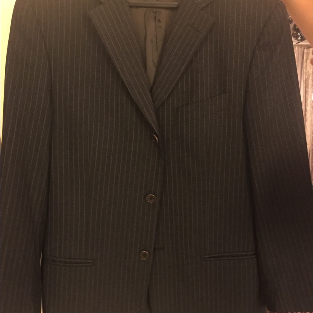 Missoni suit - dark gray pinstriped